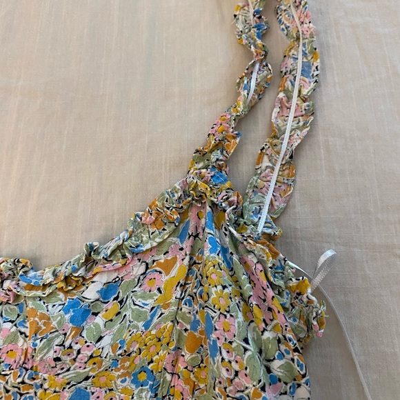 Zara Floral Printed Summer Mini Dress (24) - Picture 6 of 7